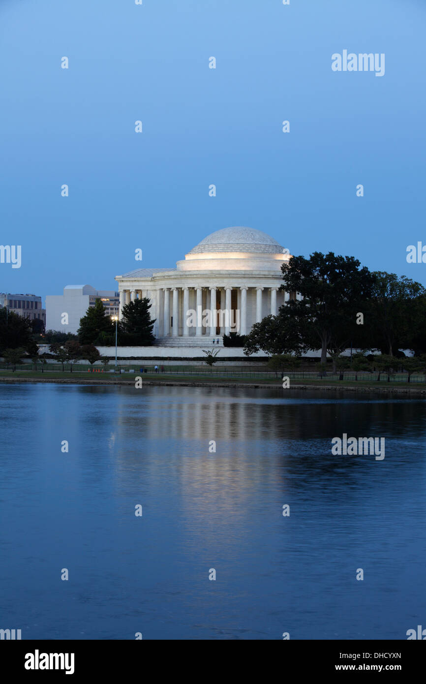 Thomas Jefferson Memorial a Washington D.C., USA Foto Stock