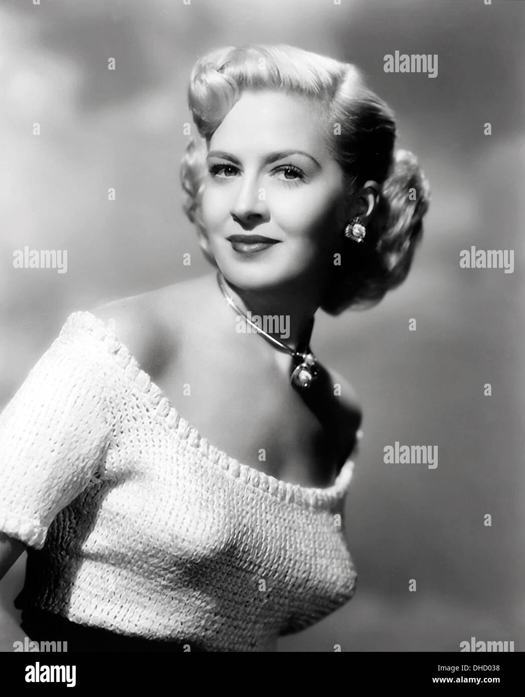 MARILYN MAXWELL (1921-1972) US attrice cinematografica nel 1951 mentre le riprese il Lemon Drop Kid Foto Stock