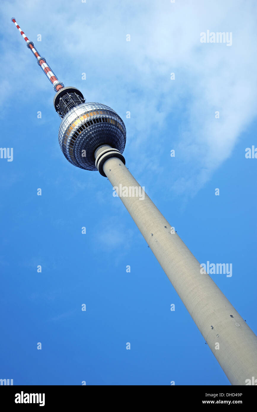 Torre TV di Berlino, Alexanderplatz Foto Stock