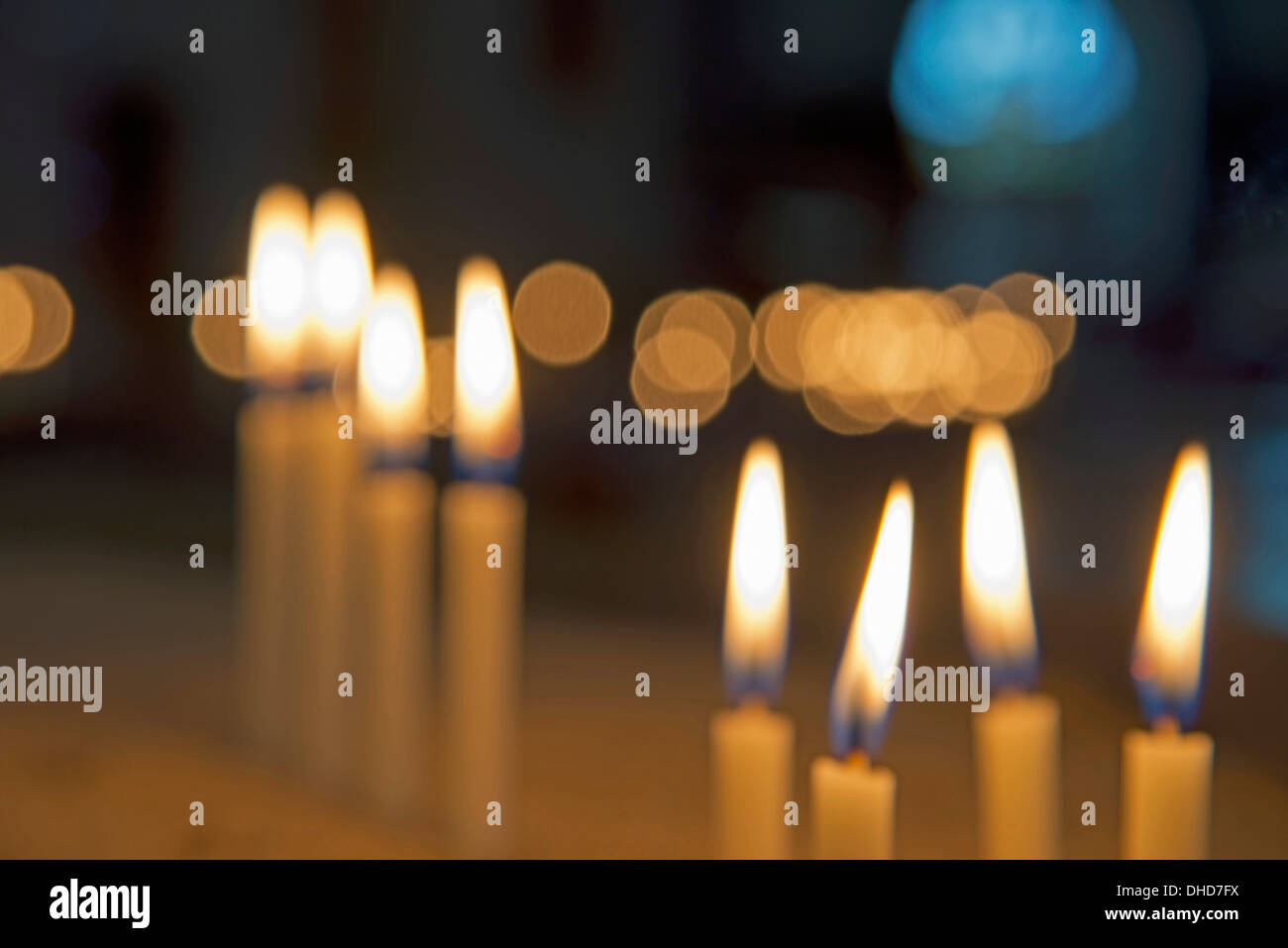 Candele votive Foto Stock