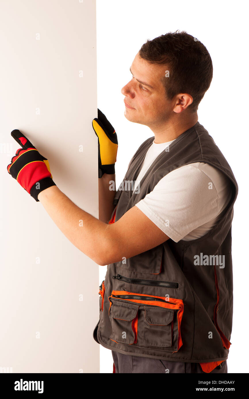 Punti di lavoratore di blank board Foto Stock