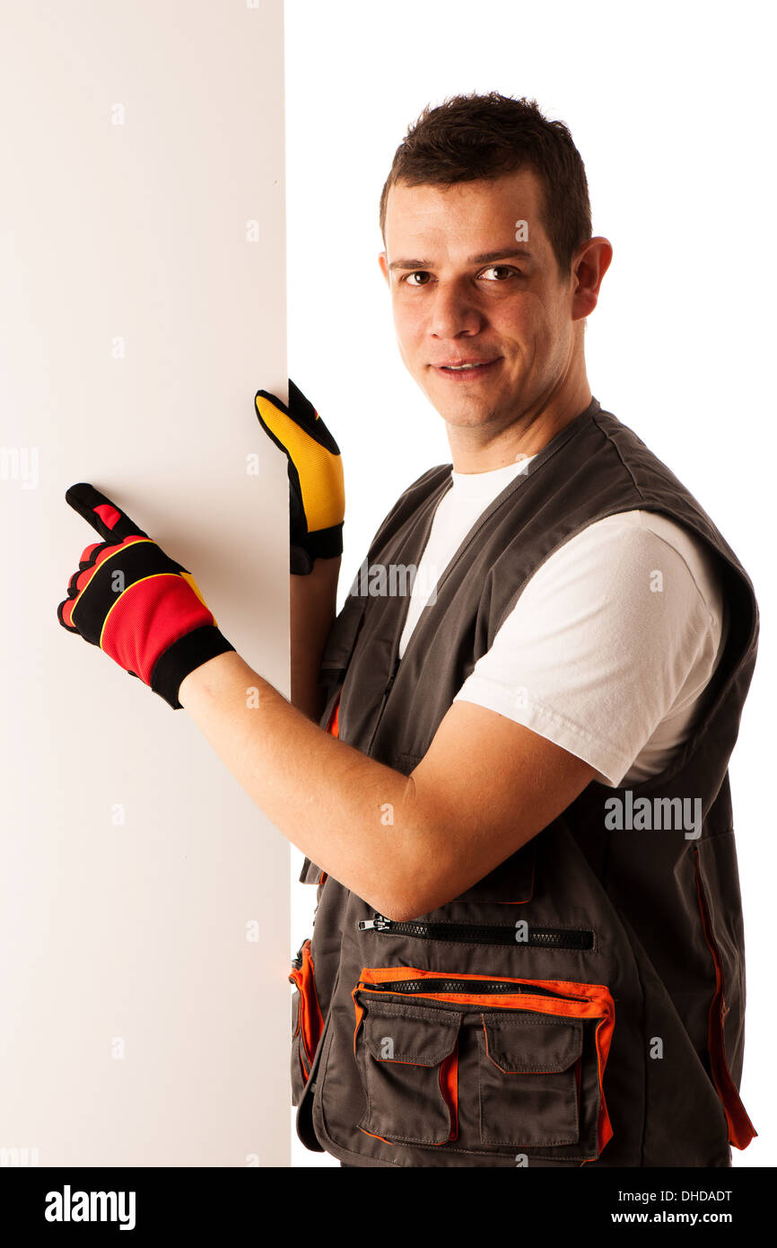 Punti di lavoratore di blank board Foto Stock