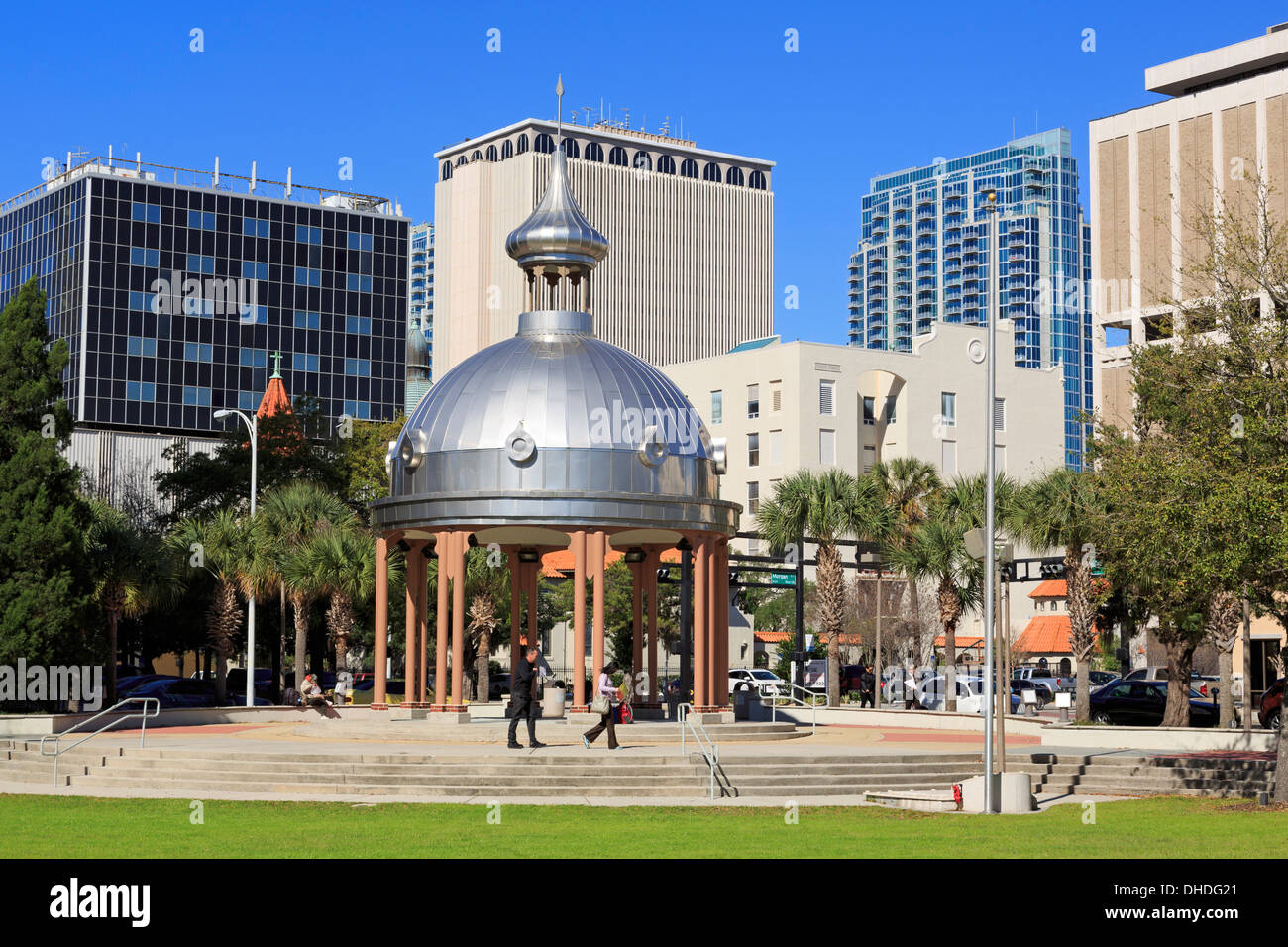 Courthouse Square, Tampa, Florida, Stati Uniti d'America, America del Nord Foto Stock