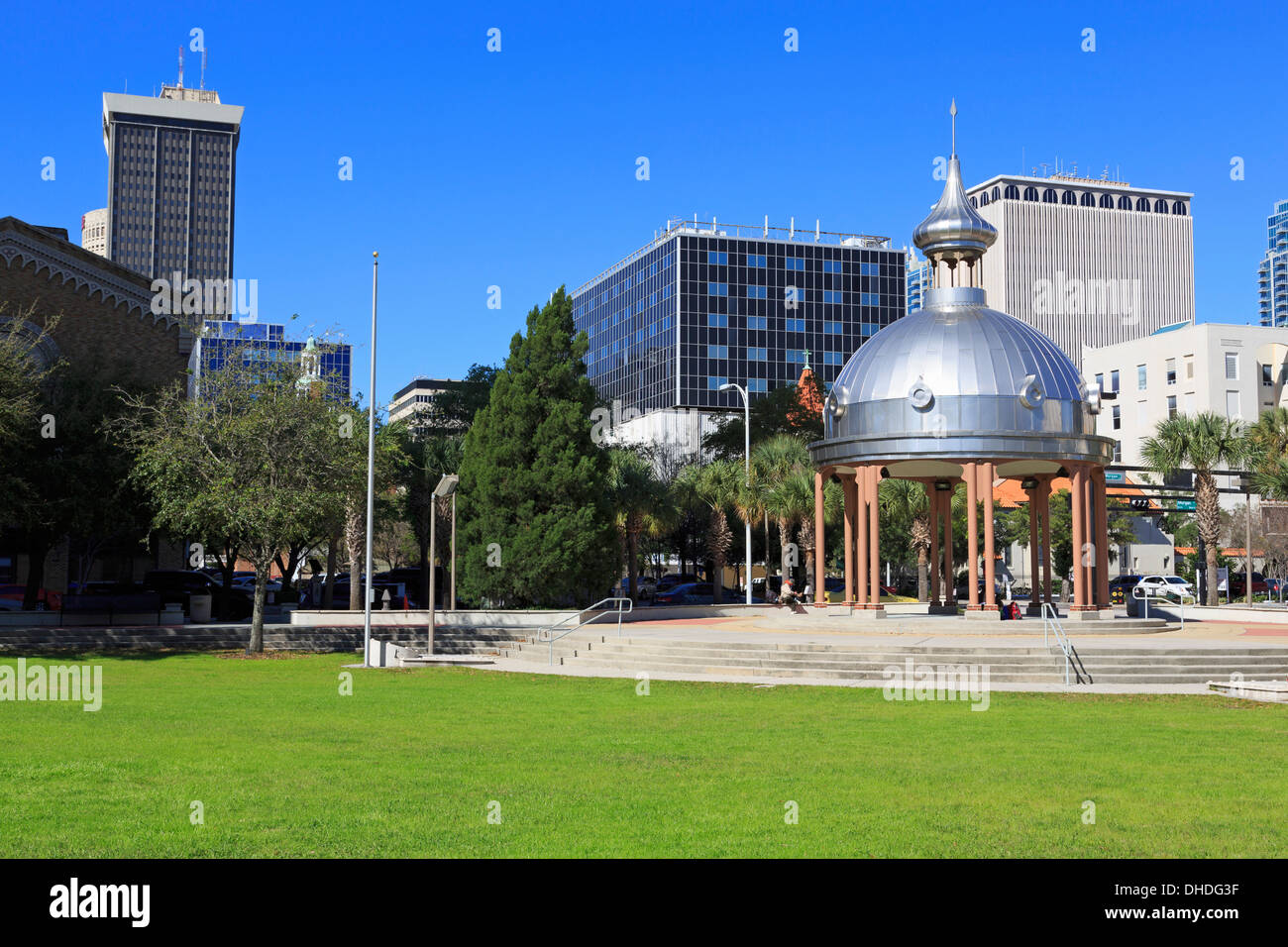 Courthouse Square, Tampa, Florida, Stati Uniti d'America, America del Nord Foto Stock
