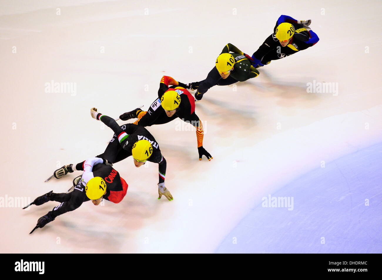 Torino, Italia. 07 Nov, 2013. Francois Hamelin durante l'ISU Short Track pattinaggio di velocità Coppa del mondo. Credito: Azione Sport Plus/Alamy Live News Foto Stock