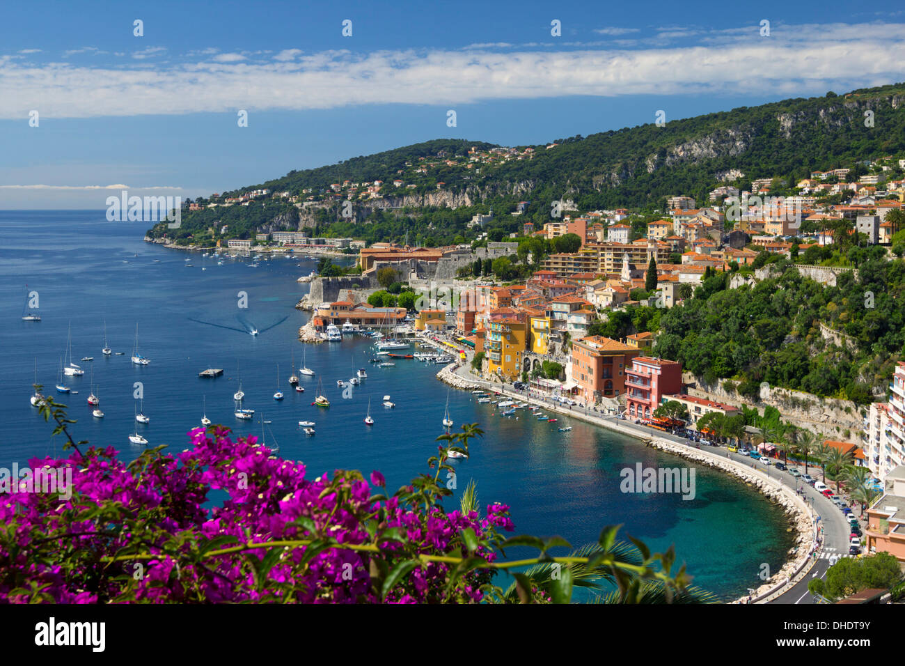 Villefranche-sur-Mer, Provence-Alpes-Côte d'Azur, Riviera Francese, Provenza, Francia, Mediterraneo, Europa Foto Stock