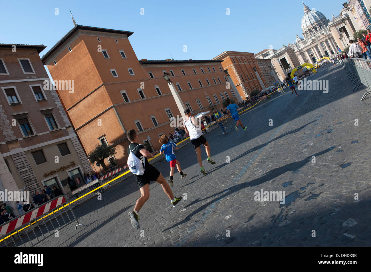 Gara in Città del Vaticano Foto Stock