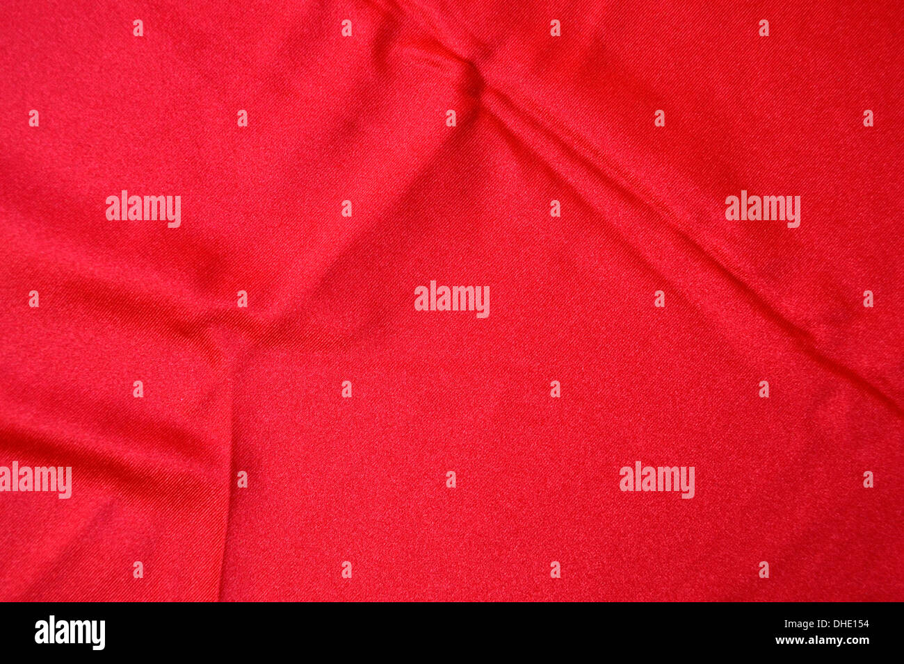 Pezzo di tessuto a maglia di colore rosso brillante Foto Stock