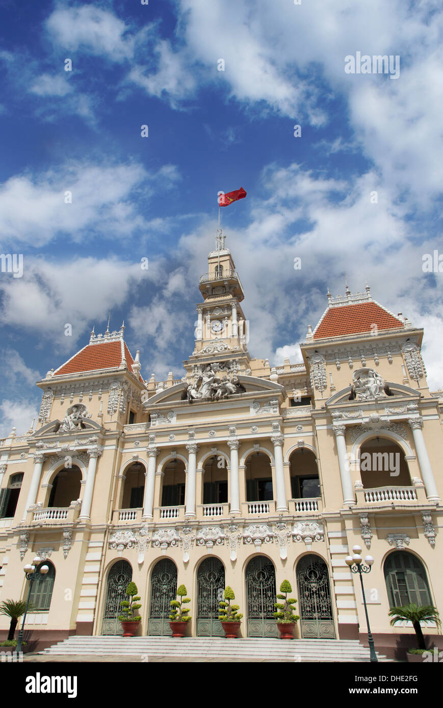 Municipio di Ho Chi Minh in Ho Chi Minh City, Vietnam. Foto Stock