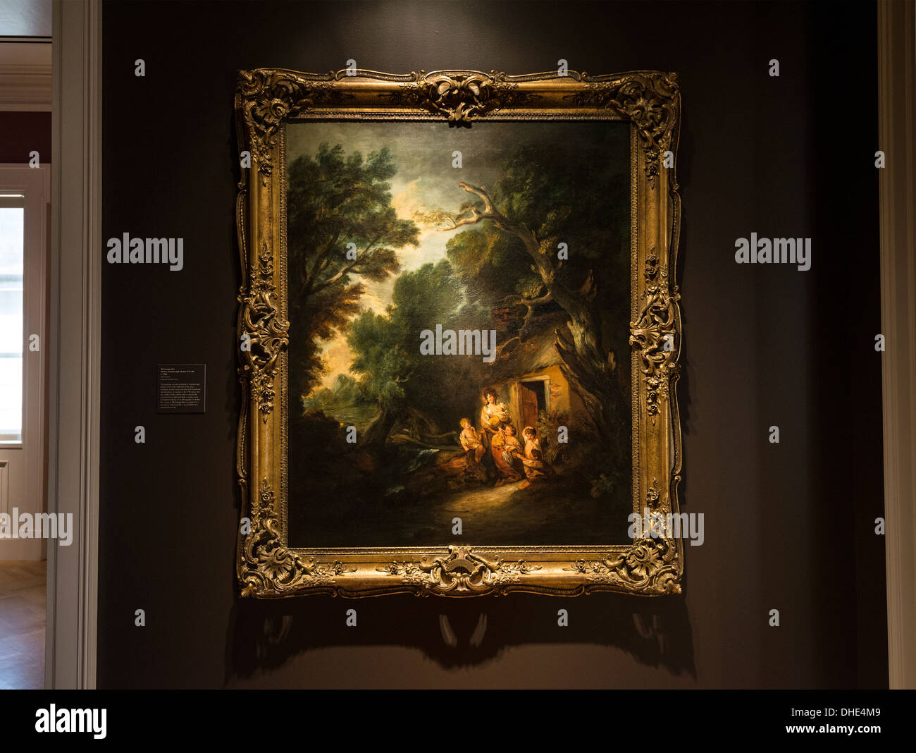 Il Cottage porta, da Thomas Gainsborough è tra i suoi più famosi dipinti. Foto Stock