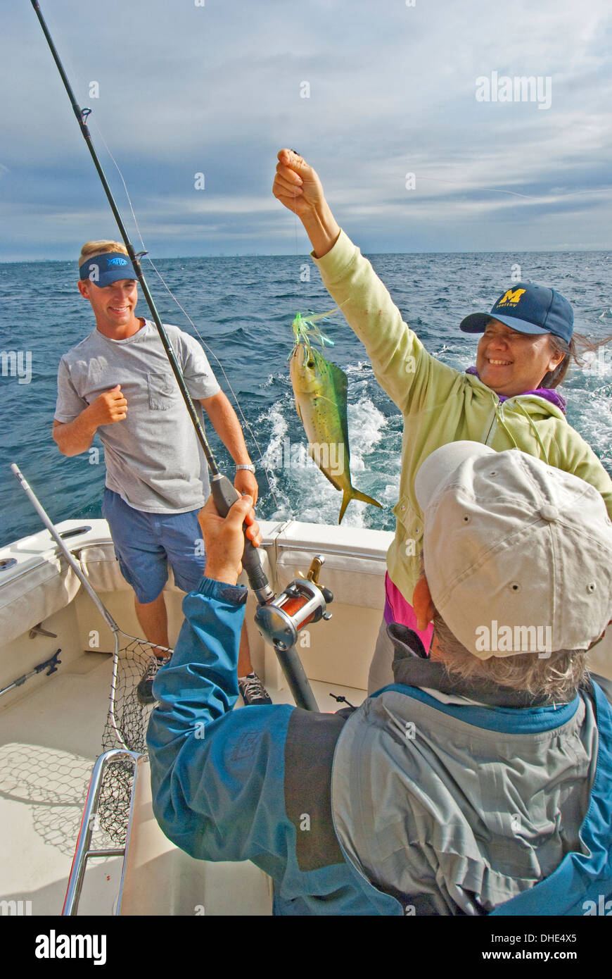 Gulf Coast charter di pesca Foto Stock