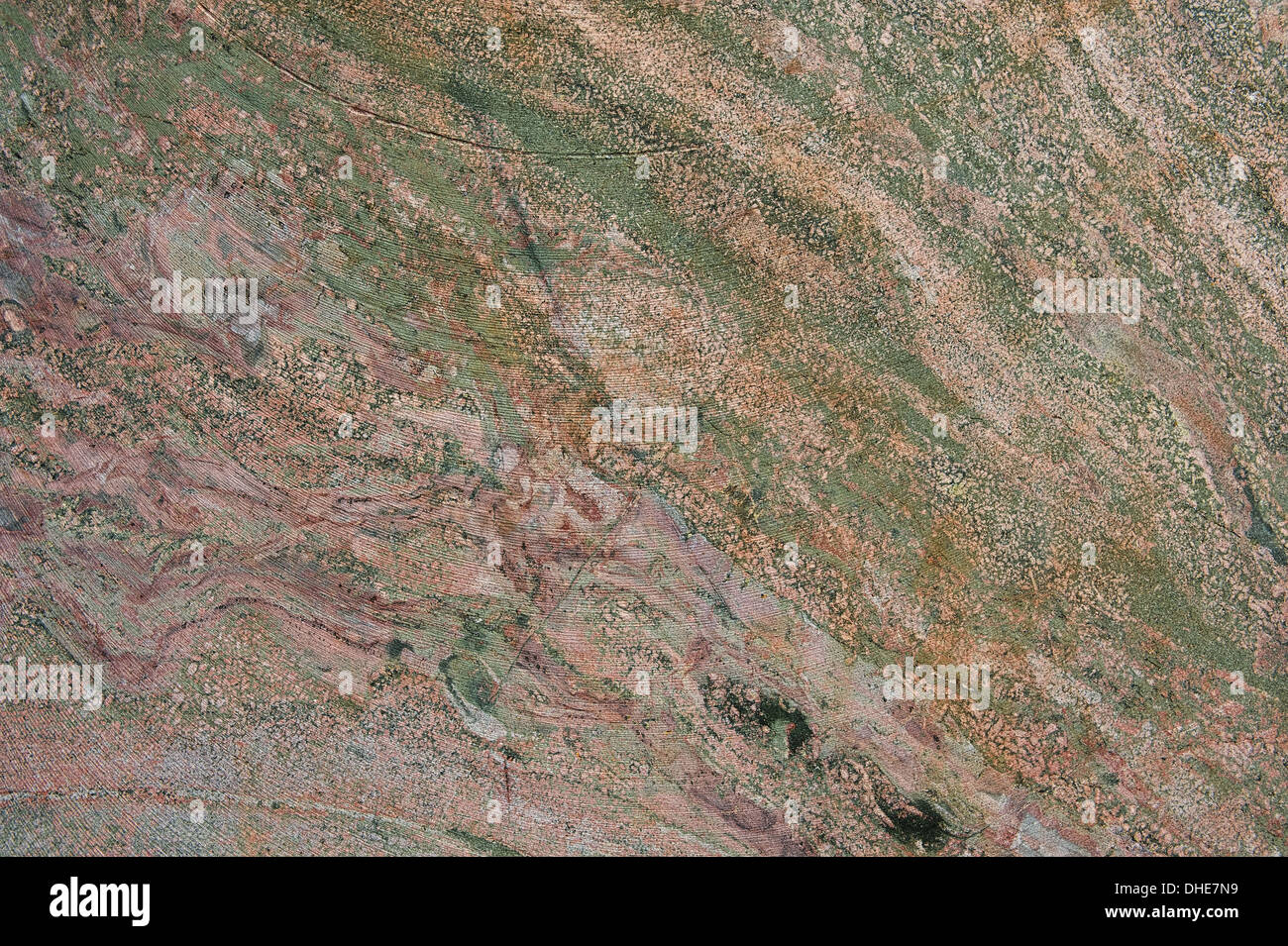 La tessitura di un taglio della pietra naturale con tracce di strumenti Foto Stock