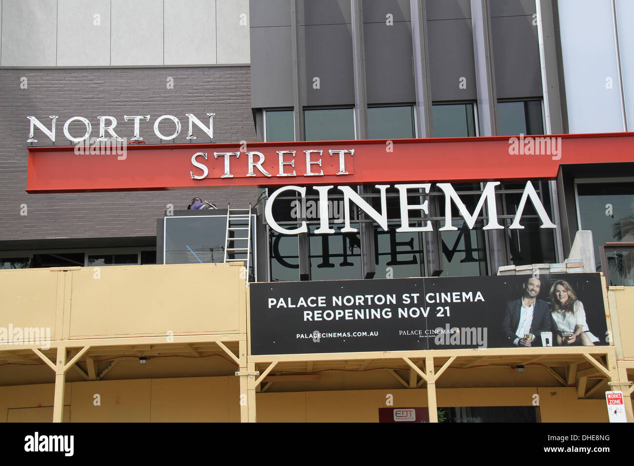 Palace Cinemas Norton Street Cinema in Leichhardt è in fase di ristrutturazione prima di riaprire il 21 novembre. Foto Stock