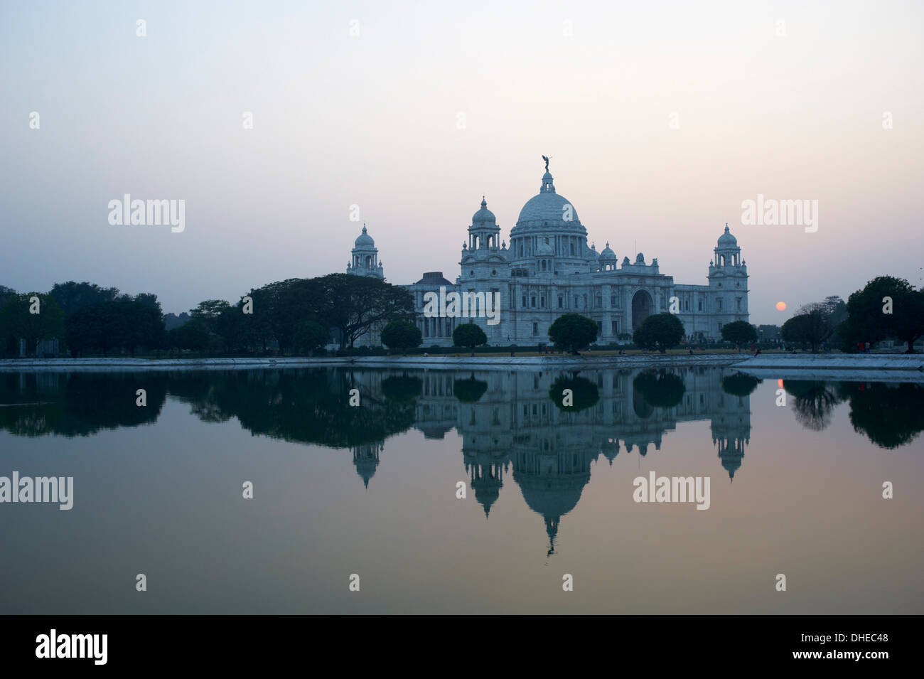 Victoria Memorial, Chowringhee, Kolkata (Calcutta), West Bengal, India, Asia Foto Stock