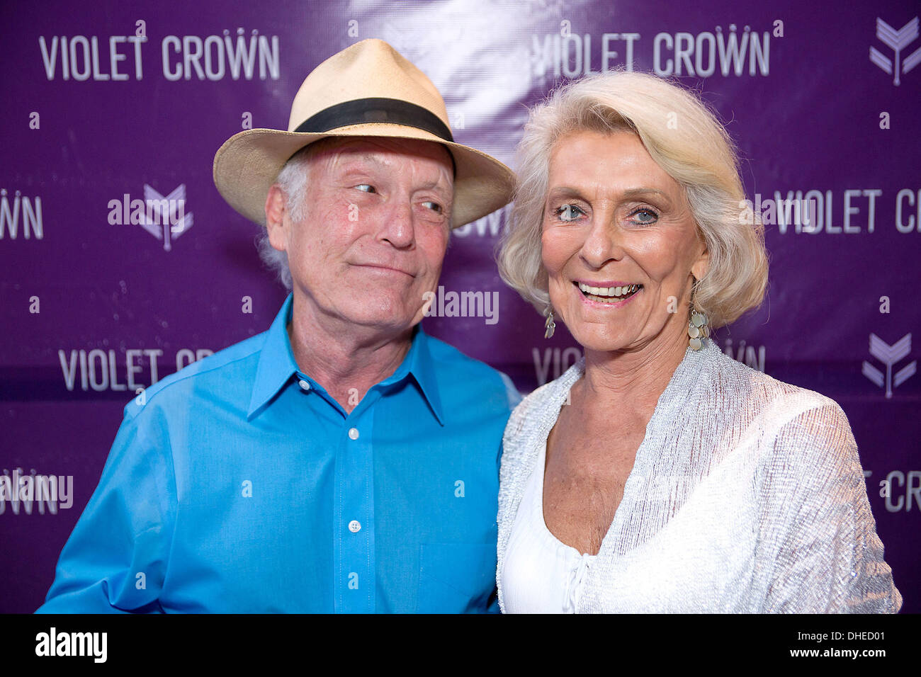 Sonny Carl Davis e Kay McConaughey avanzati di screening del film 'Bernie" tenutosi a corona viola Cinema di Austin in Texas 04.26.12 Foto Stock