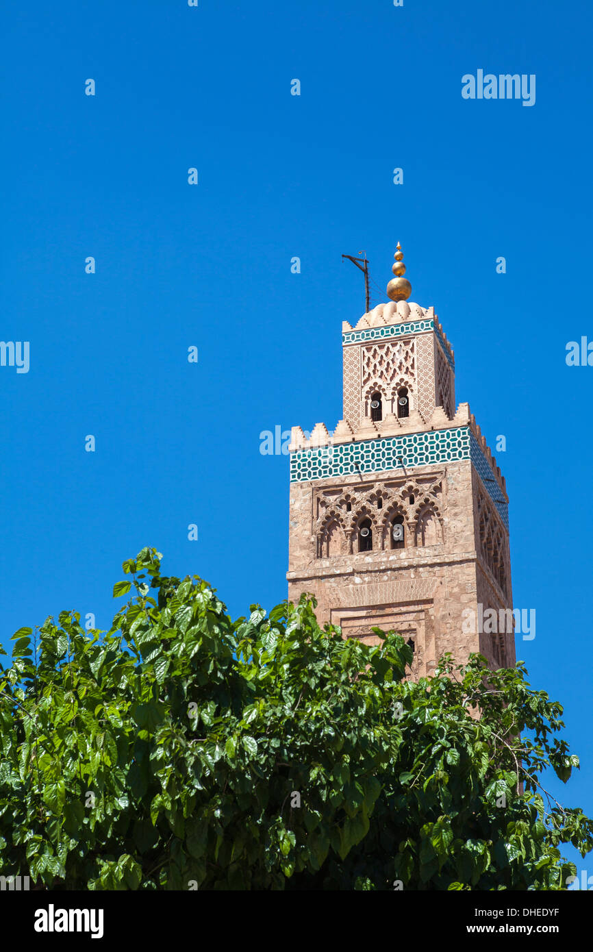 La Moschea di Koutoubia, Marrakech, Marocco, Africa Settentrionale, Africa Foto Stock