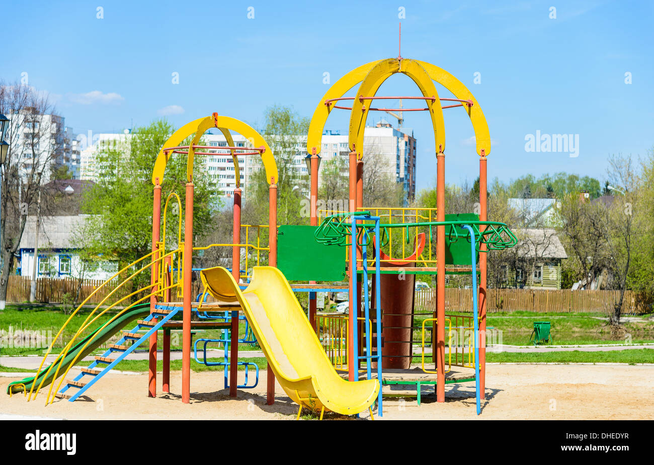 Parco giochi per bambini Foto Stock
