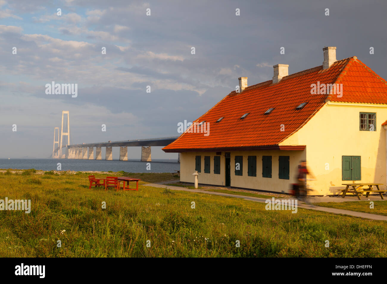 Ponte Nyborg-Korsor, Korsor, Danimarca Meridionale, Danimarca, Scandinavia, Europa Foto Stock