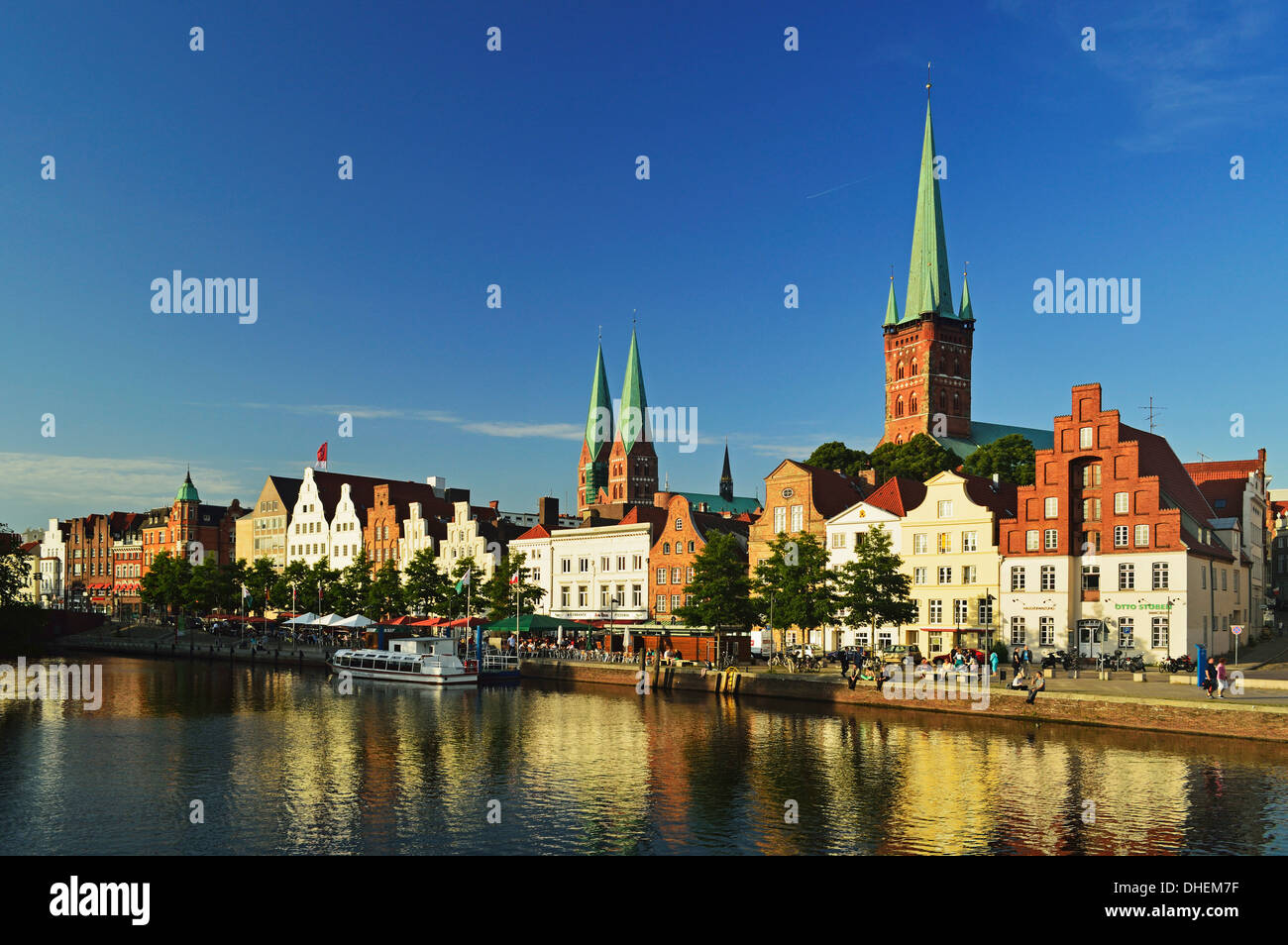Città vecchia di Lubecca, Schleswig-Holstein, Germania, Europa Foto Stock