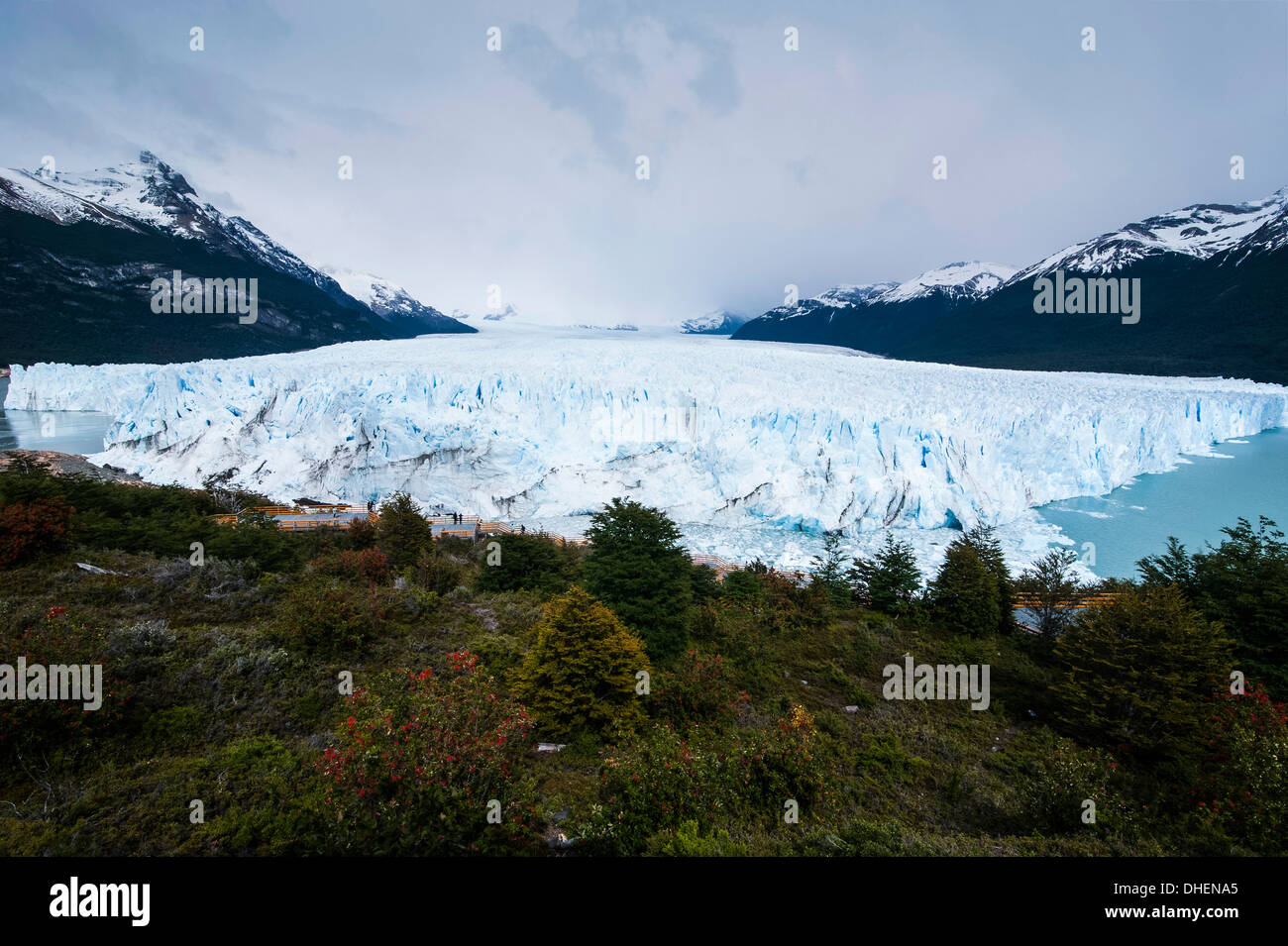 Ghiacciaio Perito Moreno, parco nazionale Los Glaciares, Sito Patrimonio Mondiale dell'UNESCO, Patagonia, Argentina Foto Stock