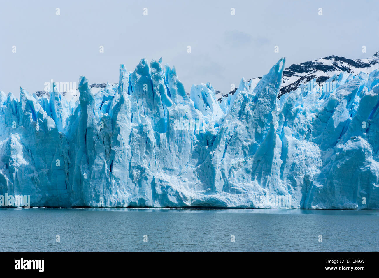 Ghiacciaio Perito Moreno, parco nazionale Los Glaciares, Sito Patrimonio Mondiale dell'UNESCO, Patagonia, Argentina Foto Stock