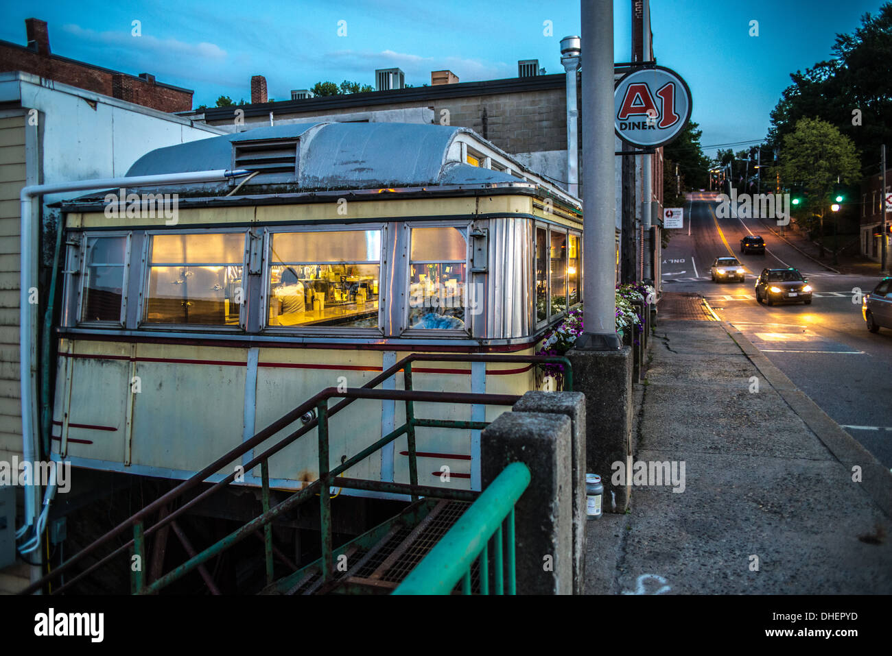 A-! Diner, Maine Foto Stock