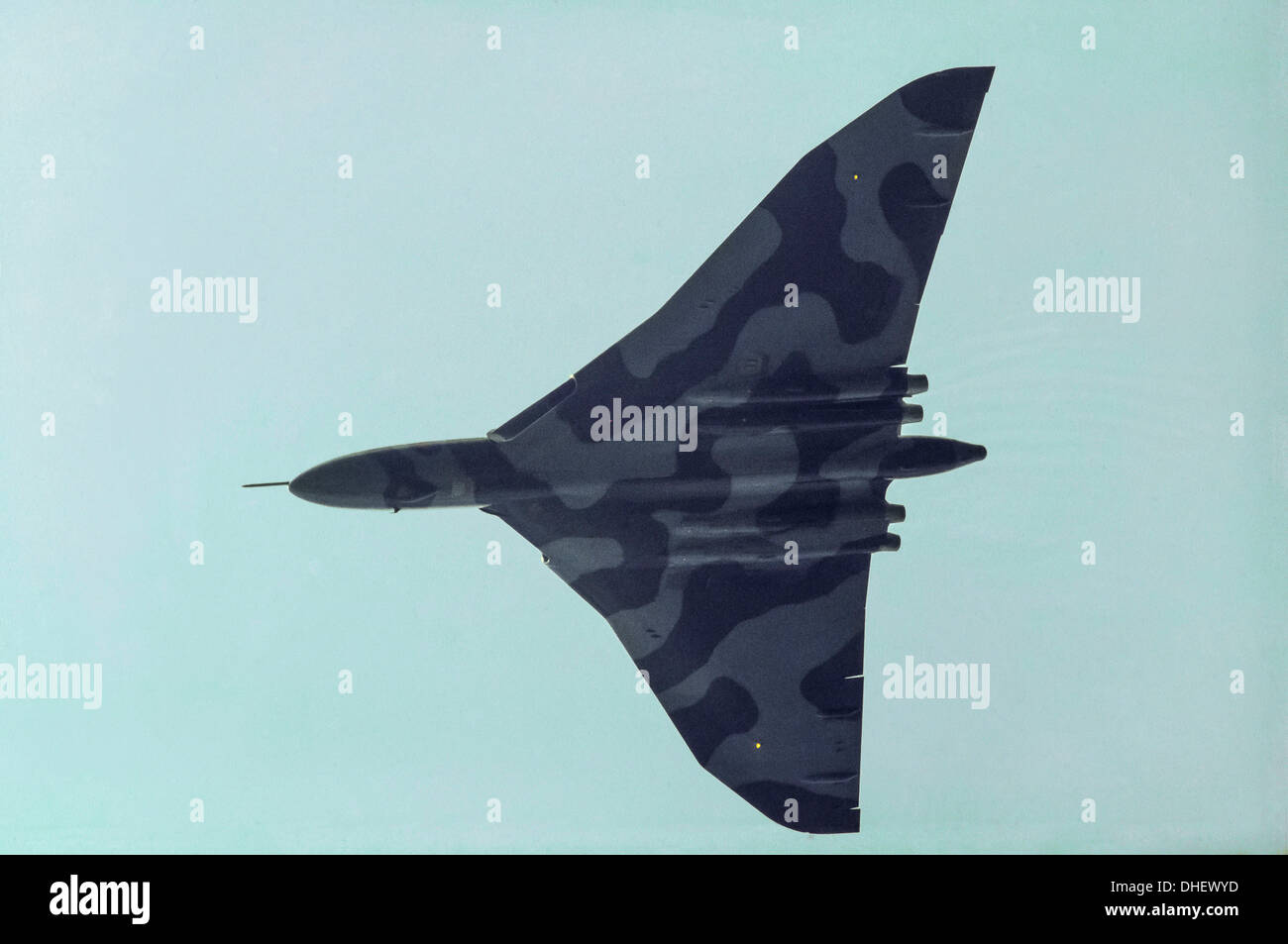 Avro Vulcan Bomber su di esso la tour d'addio della Gran Bretagna nel 1984 / 85 Foto Stock