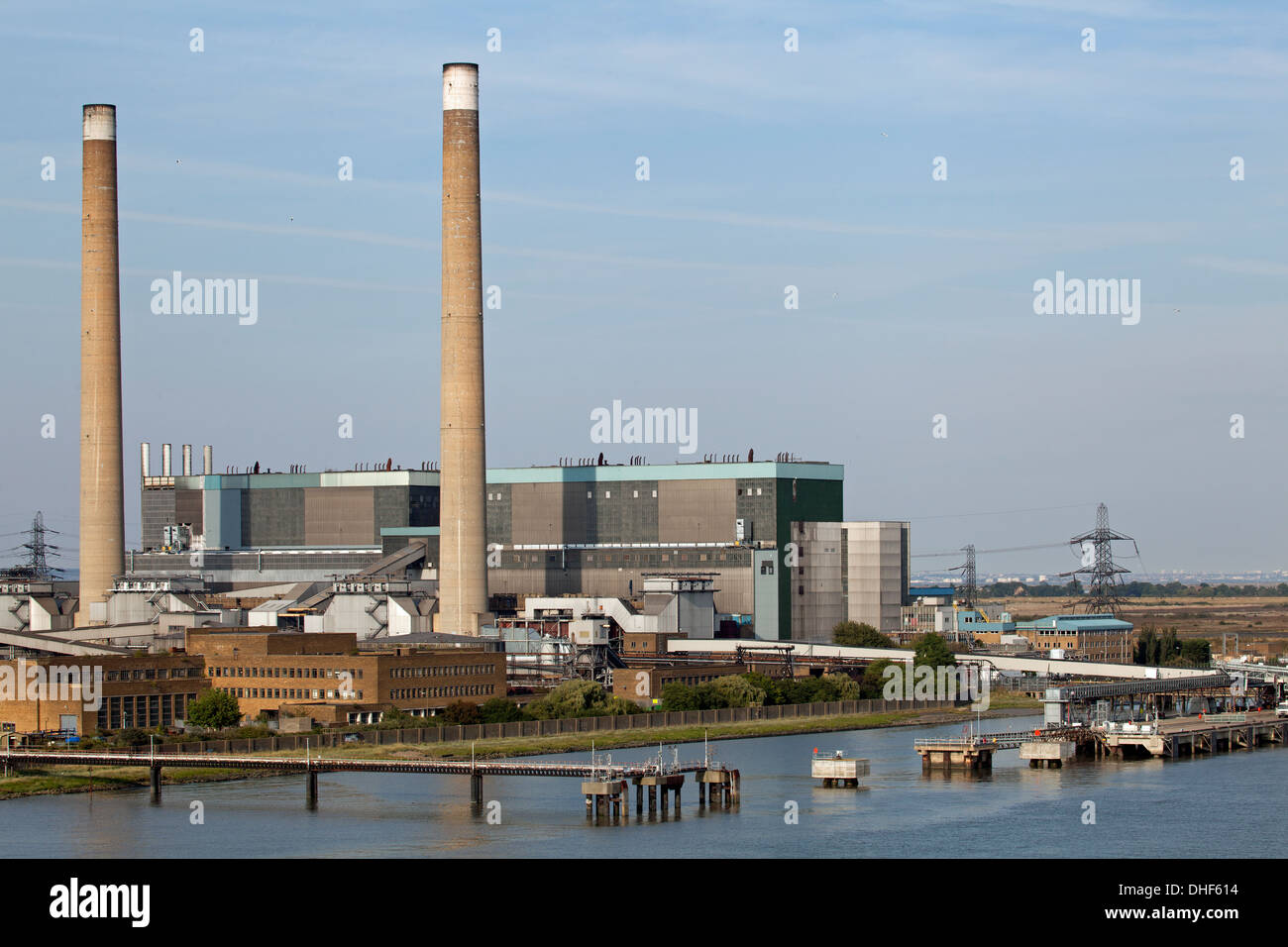 Tilbury Power Station B, Tilbury,Gran Bretagna Foto Stock