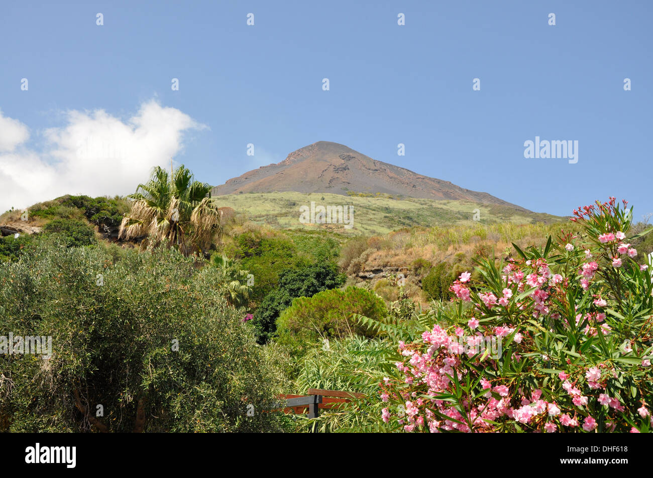 Stromboli Isole Eolie, Italia Foto Stock