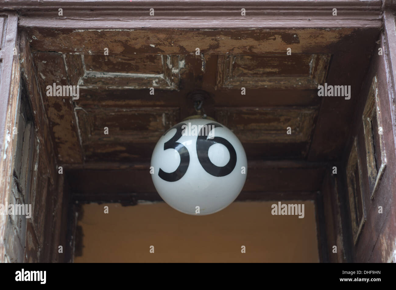 Il numero 36 Foto Stock
