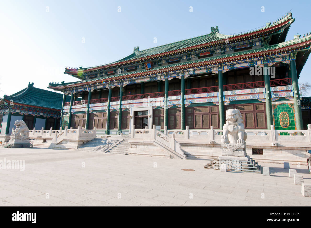 La Biblioteca nazionale della Cina (NLC) a 33 Zhongguancun South Street, Haidian, Pechino, Cina Foto Stock