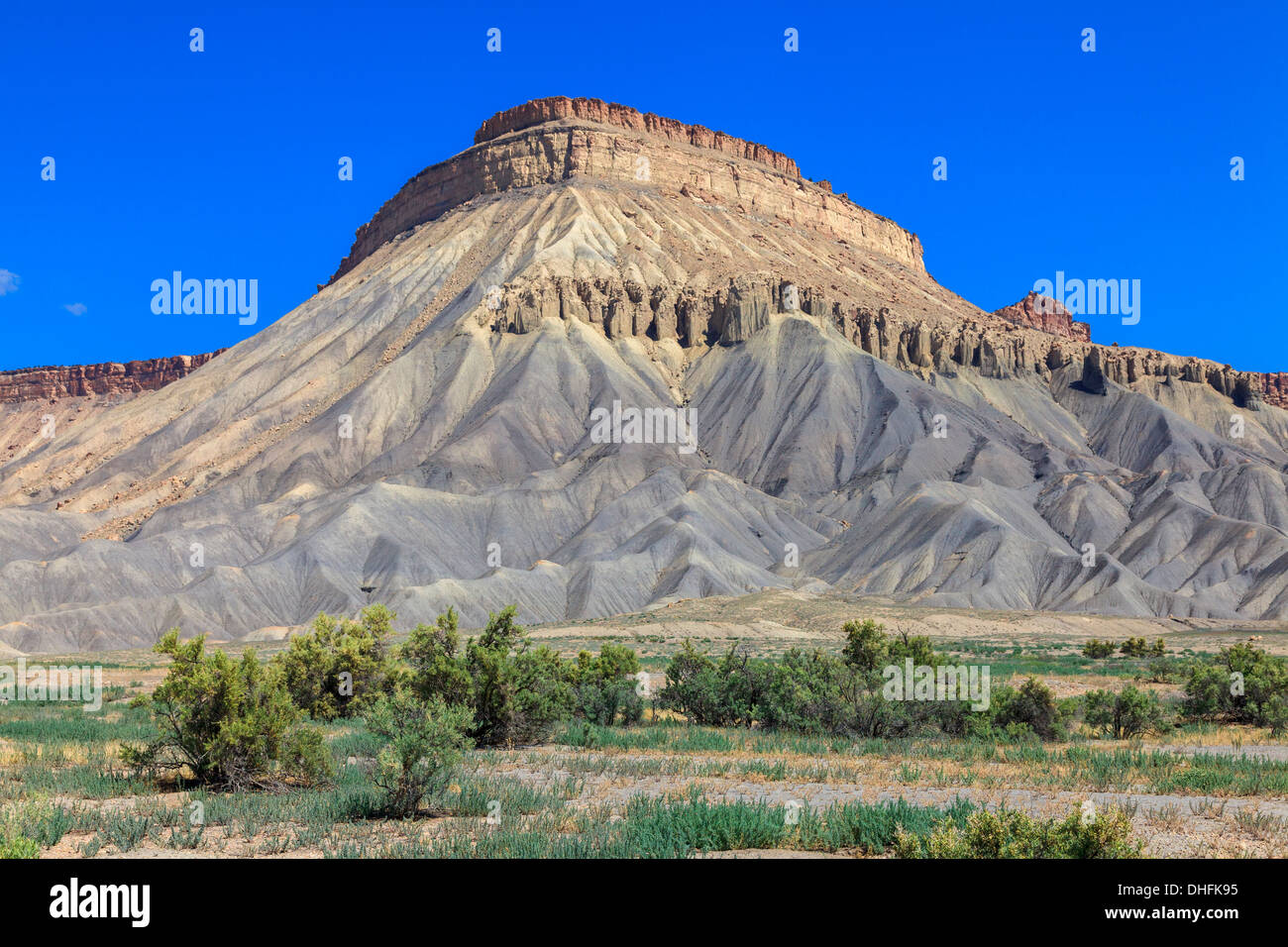 Montare Garfield, la maggior parte del sud del piccolo libro Cliff mountain range vicino a palizzata, Colorado, Stati Uniti d'America. Foto Stock