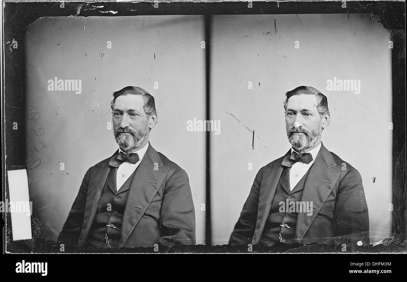 James G. Blaine, un importante politico statunitense del Maine, fu una figura influente alla fine del XIX secolo. Conosciuto per il suo ruolo di Segretario di Stato e per la sua difesa delle tariffe protettive, Blaine fu una figura chiave nella politica estera e politica americana durante il suo periodo. Foto Stock