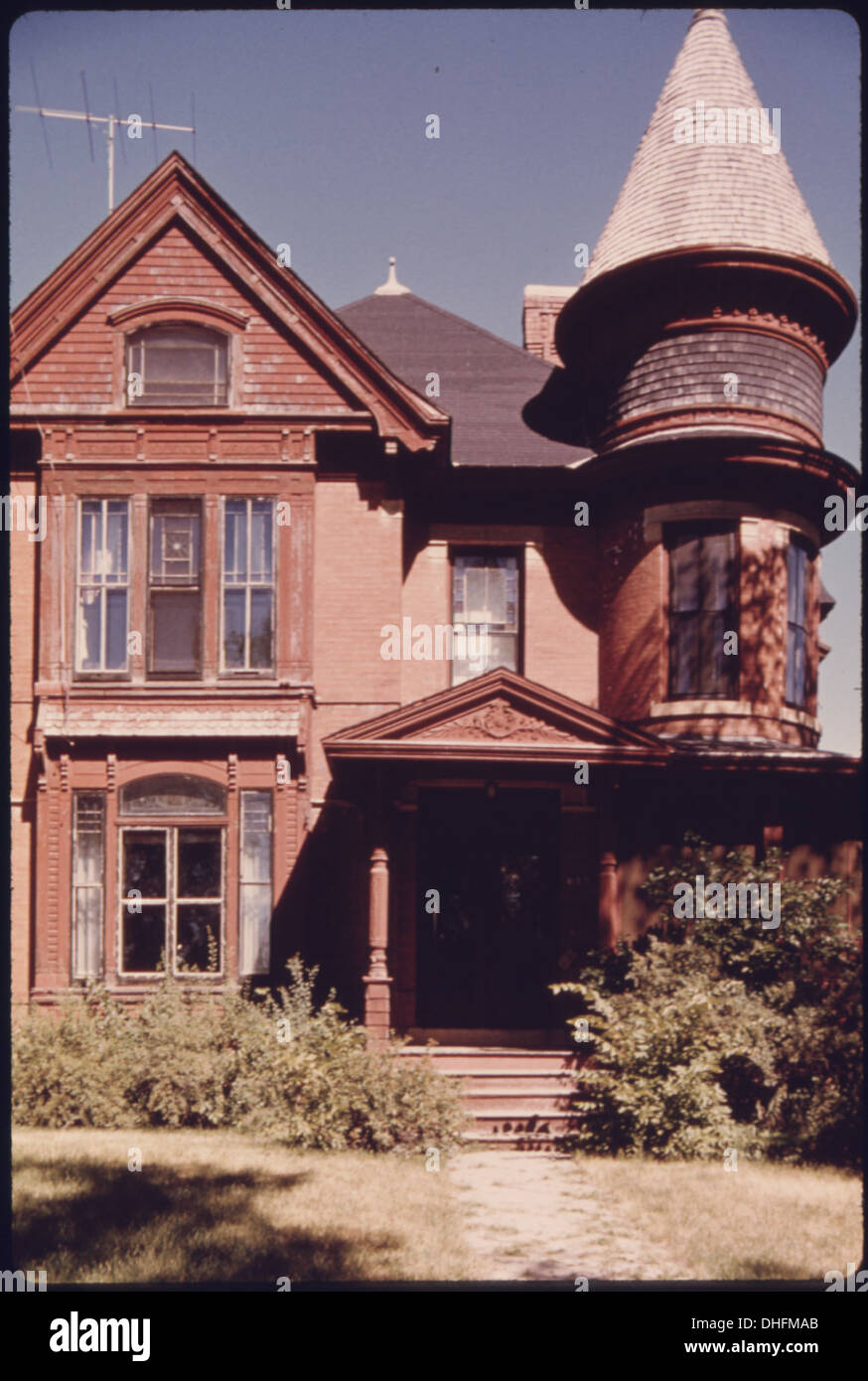 New Ulm, Minnesota, fondata nel 1854 da immigrati tedeschi, offre alloggi unifamiliari con case che vanno dai 150 anni, riflettendo il suo ricco patrimonio tedesco. Foto Stock