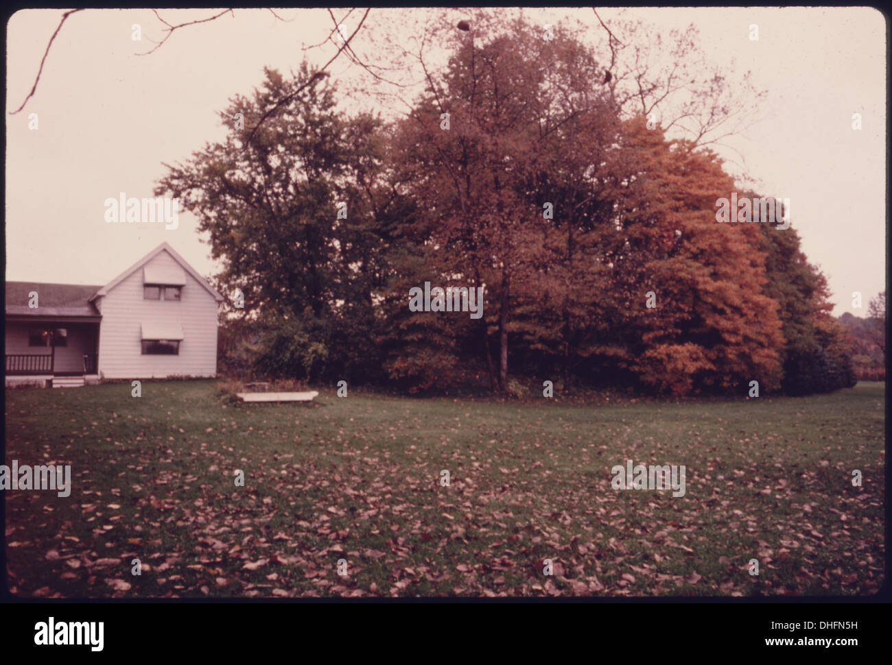 Gleeson Mound, un sito archeologico della cultura di Hopewell, risalente al 100 d.C. Questo tumulo fa parte dell'antica cultura dei nativi americani che ha creato opere in terra per scopi cerimoniali e funerari. Foto Stock