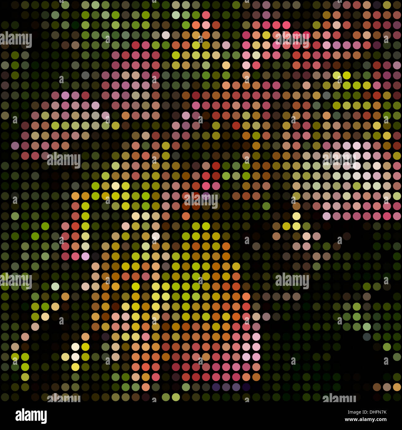 Vettore bellissimo mosaico geometrico dello sfondo. Elemento di design. Foto Stock