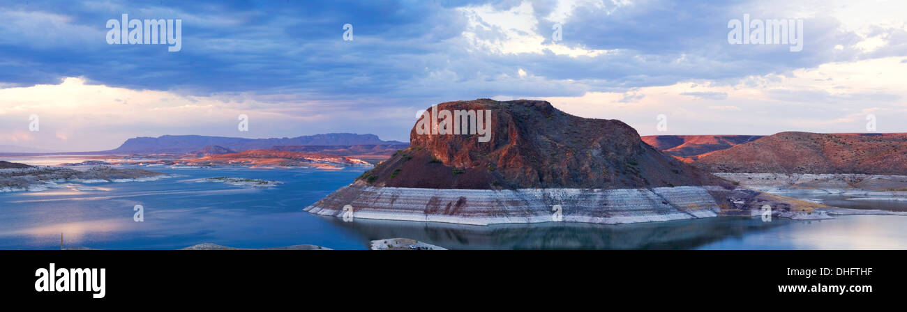 Elephant Butte e Lake, l'Elephant Butte parco dello stato, nuovo Messico USA Foto Stock