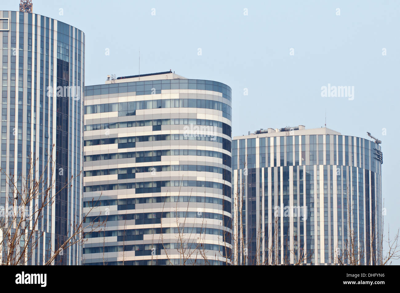 Sanlitun SOHO centri commerciali, uffici e edifici di appartamenti nel centro di Sanlitun Area nel quartiere di Chaoyang, Beiijing, Cina Foto Stock