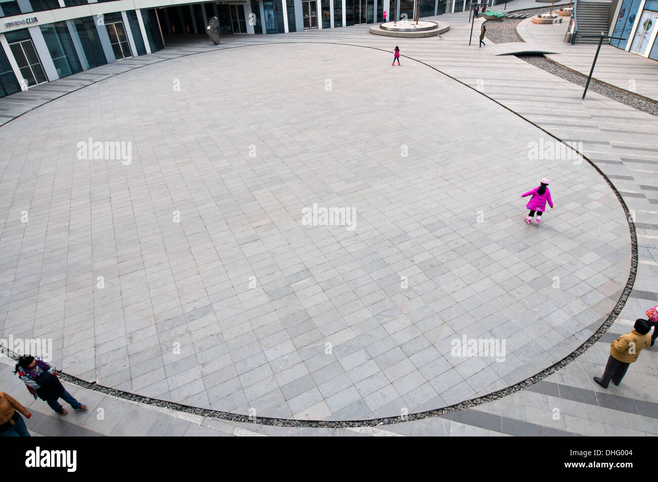 Sanlitun SOHO centri commerciali, uffici e edifici di appartamenti nel centro di Sanlitun Area nel quartiere di Chaoyang, Beiijing, Cina Foto Stock