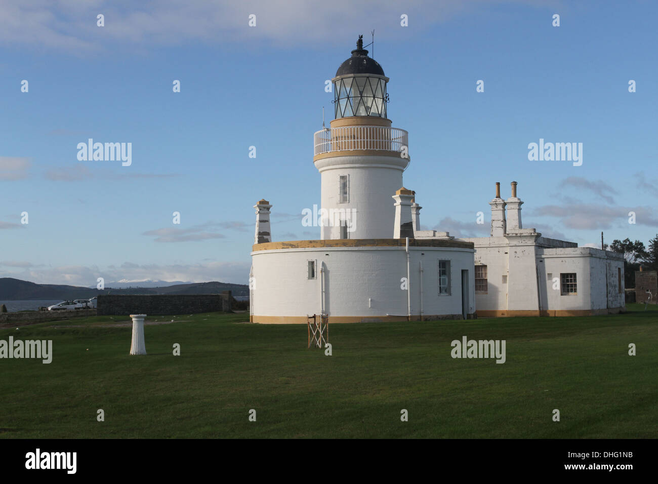 Faro punto Chanonry Scozia Novembre 2013 Foto Stock