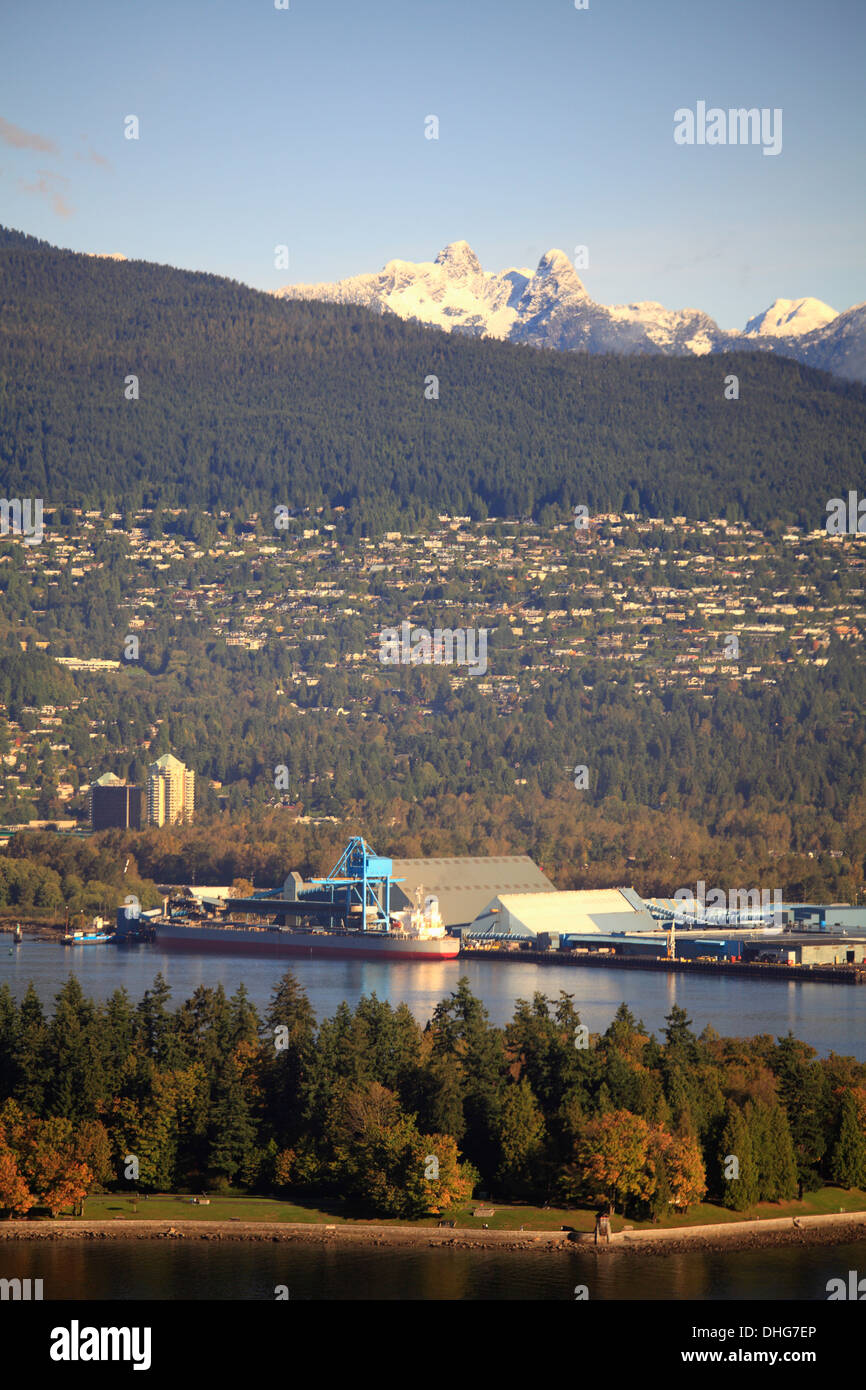 Canada Vancouver, Burrard ingresso, North Vancouver, Foto Stock