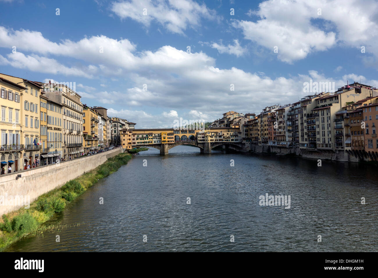 Ponte Vecchio a Firenze,Italia Foto Stock