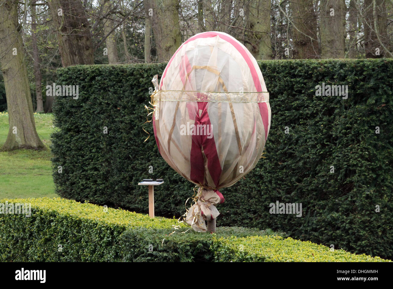 Uovo di Pasqua trail Erddig House Wrexham, Galles. Foto Stock