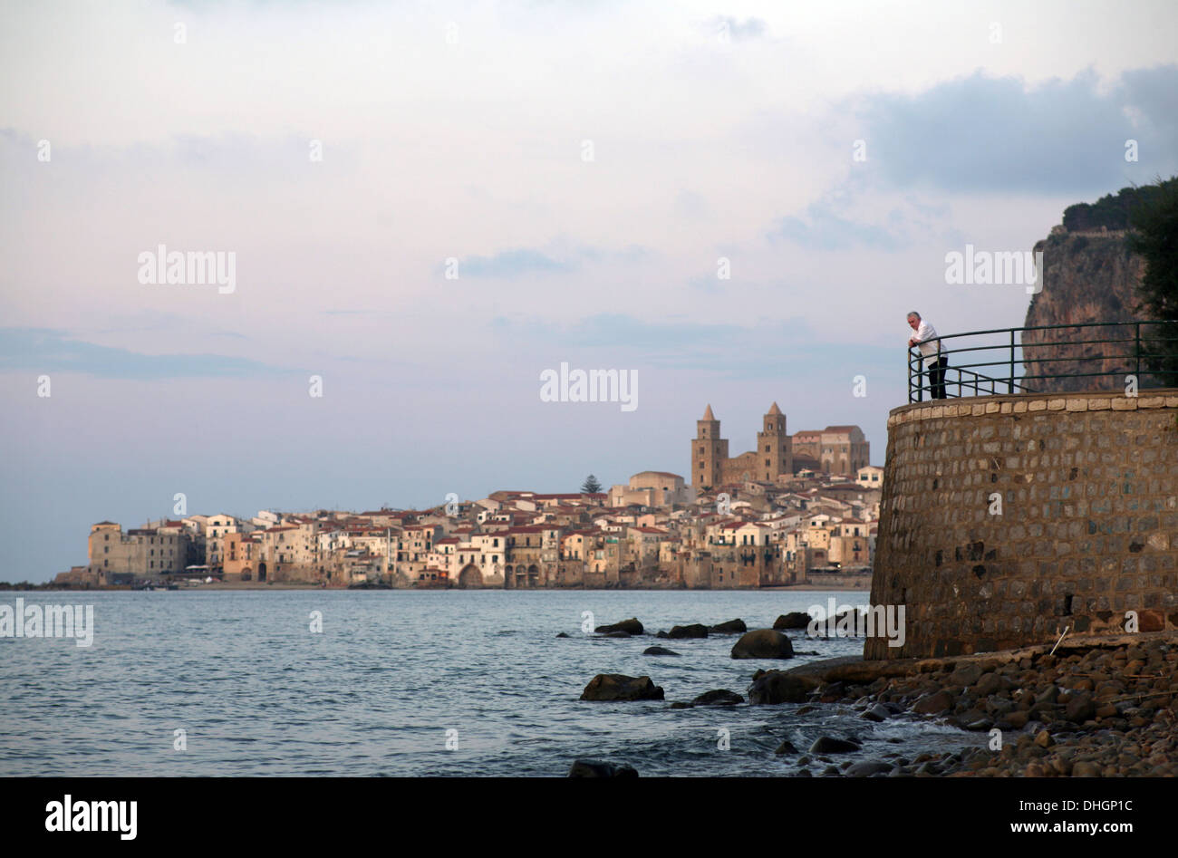 Cefalù, Sicilia, Italia. Foto Stock