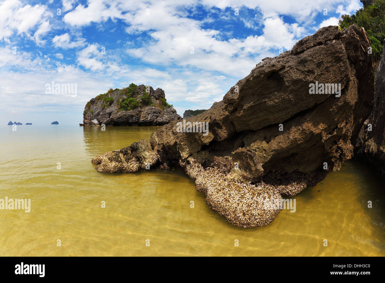 La piccola isola nel Golfo della Tailandia Foto Stock