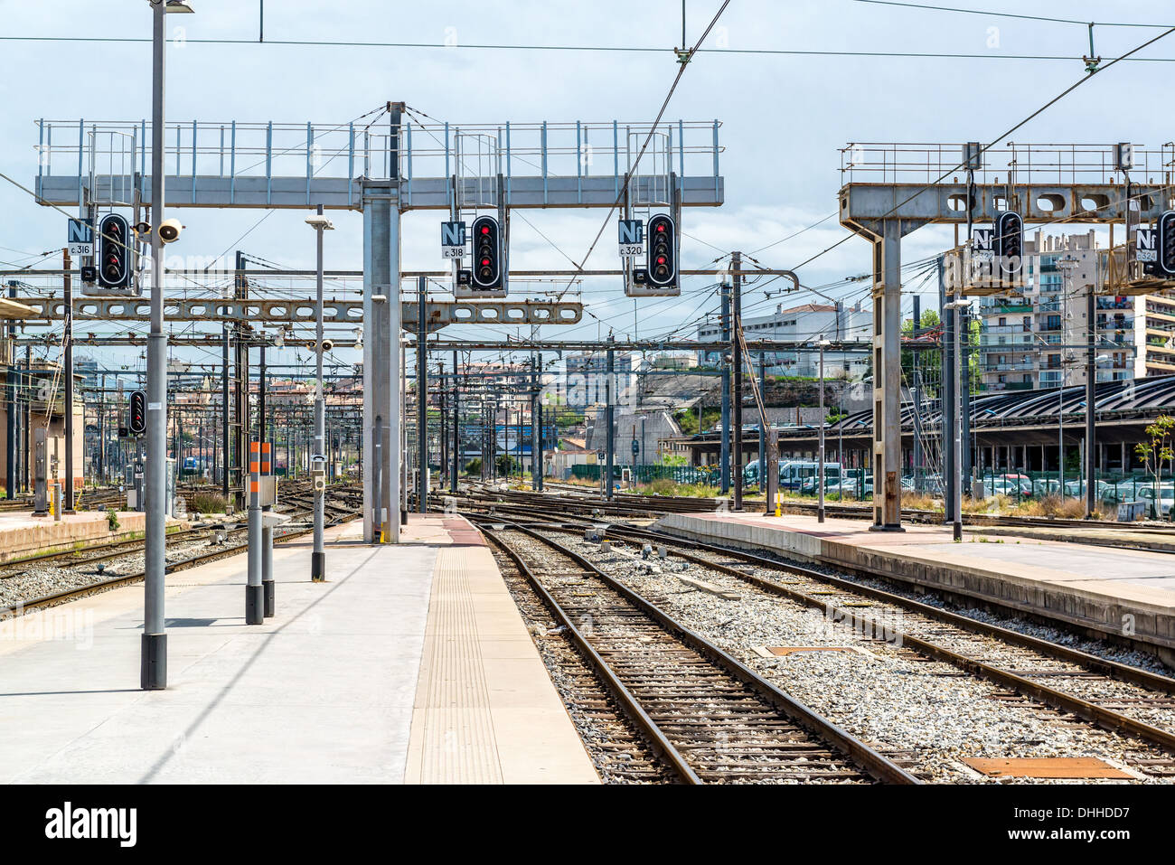 San Carlo stazione ferroviaria, Marsiglia Foto Stock