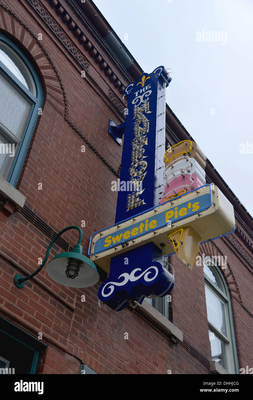 Sweetie Pie Skokie, Chicago. Famosa panetteria sulla vecchia strada 66 in Illinois Foto Stock