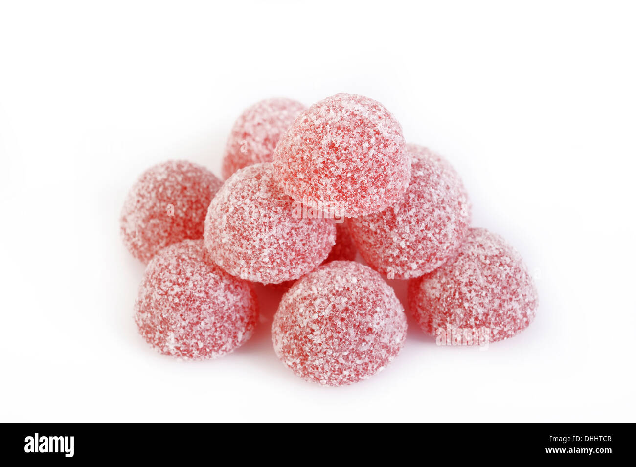 Gelatina di bacche selvatiche su sfondo bianco Foto Stock