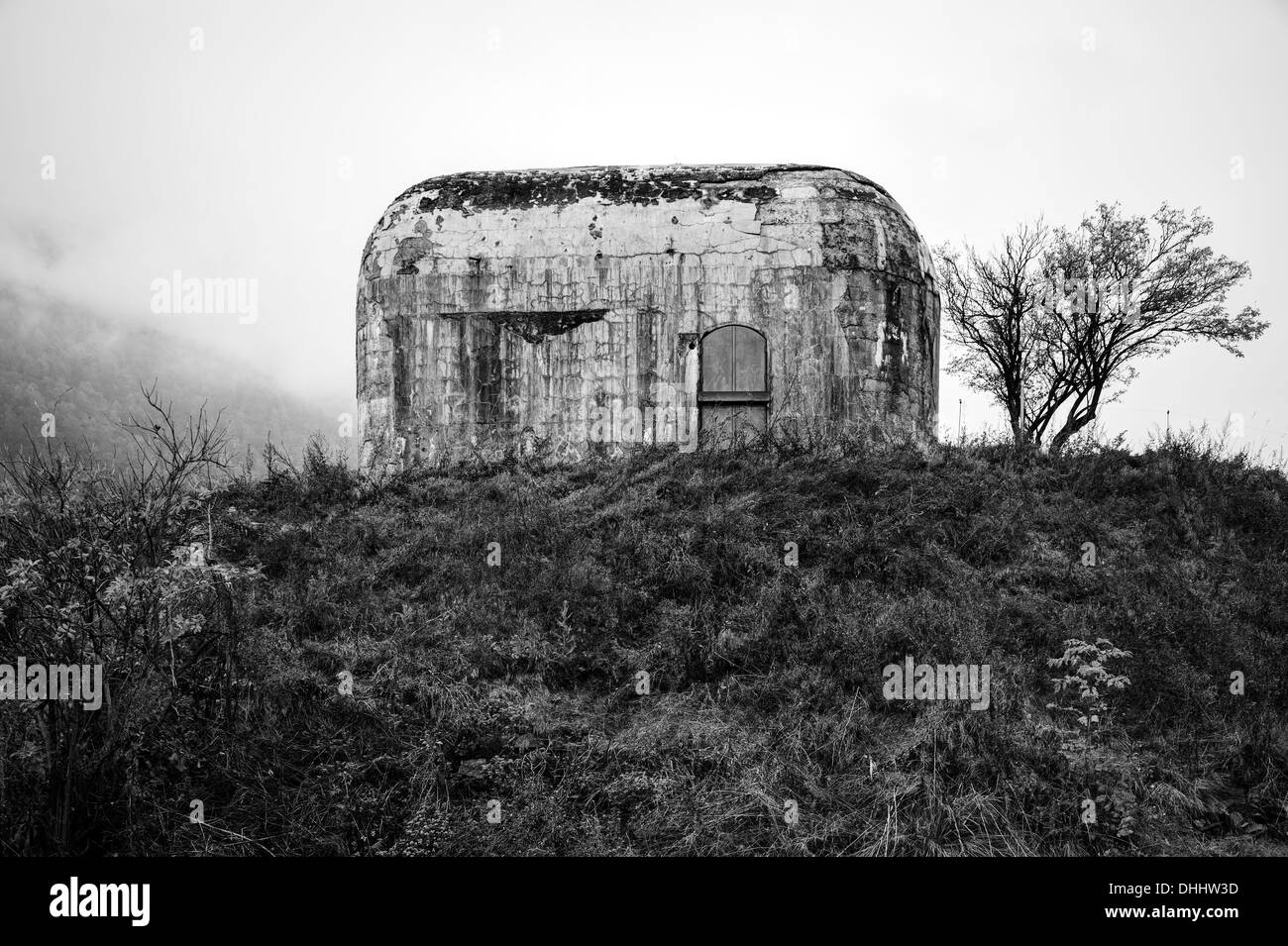 L'Italia. Seconda guerra mondiale bunker Foto Stock