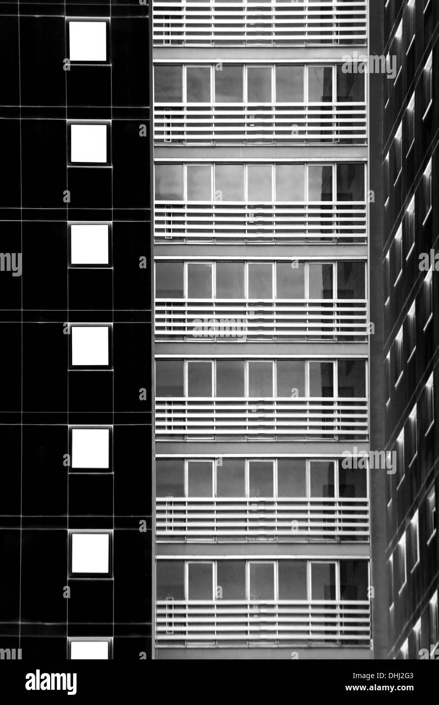 Grattacielo negativo Foto Stock